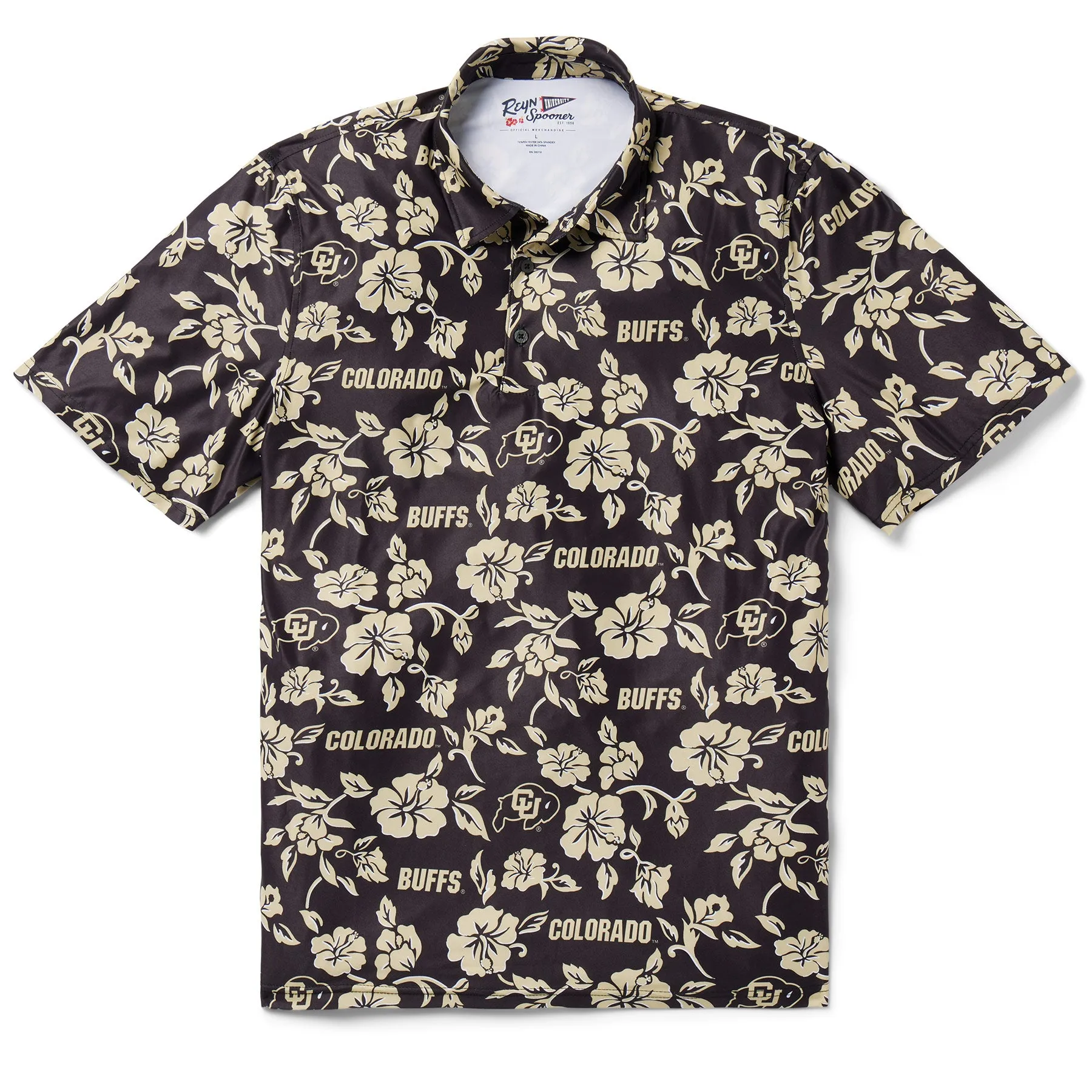 UNIVERSITY OF COLORADO GAME DAY PERFORMANCE POLO sold by Reyn Spooner