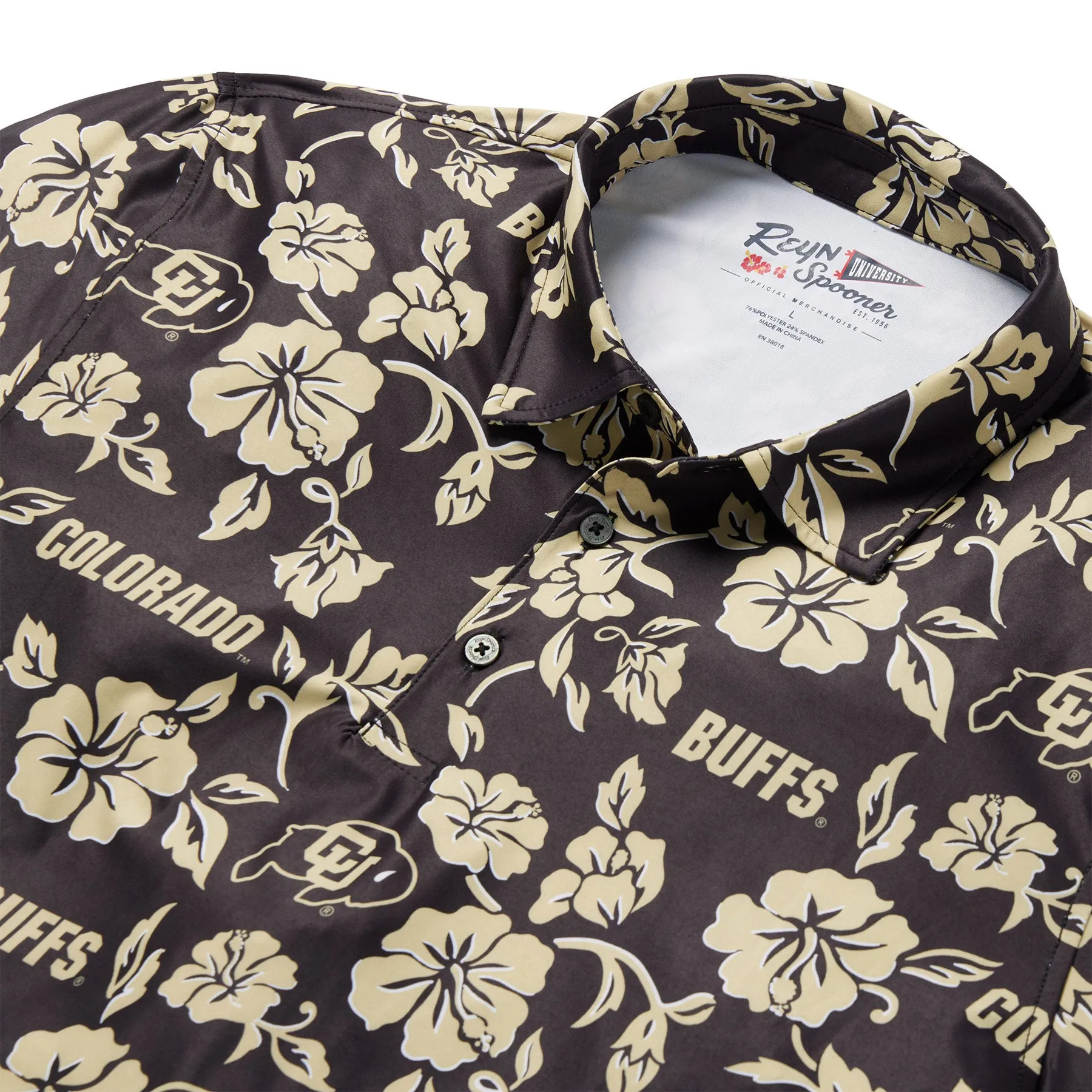 UNIVERSITY OF COLORADO GAME DAY PERFORMANCE POLO sold by Reyn Spooner product image thumbnail 2