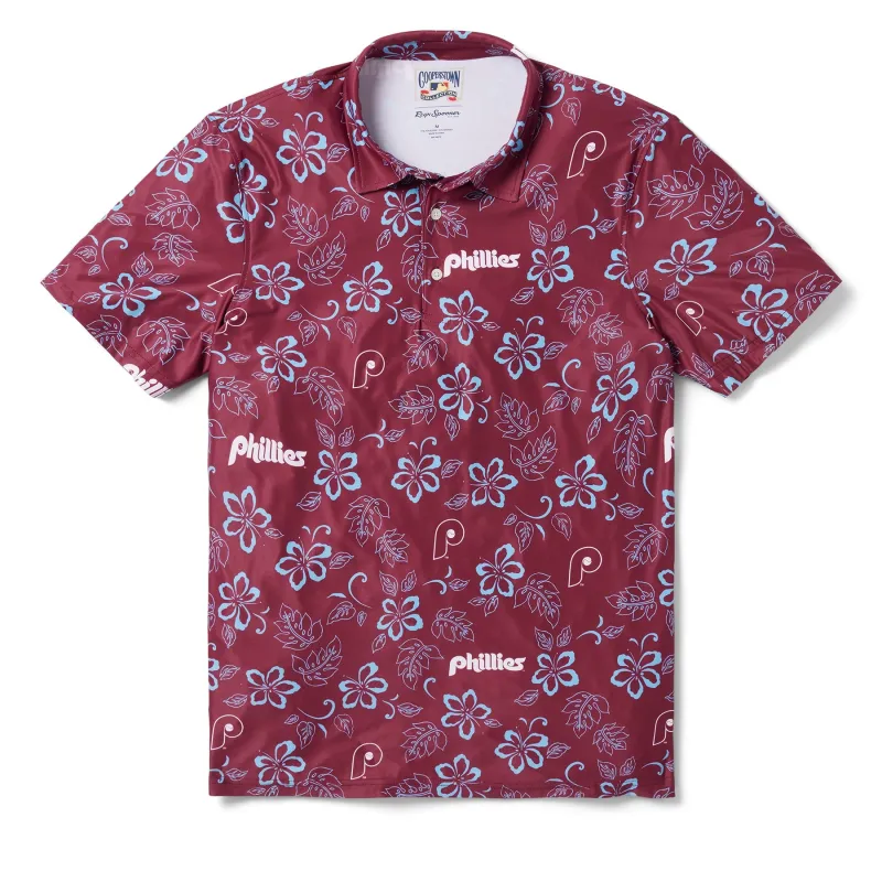 MLB® PHILADELPHIA PHILLIES COOPERSTOWN PERFORMANCE POLO sold by Reyn Spooner