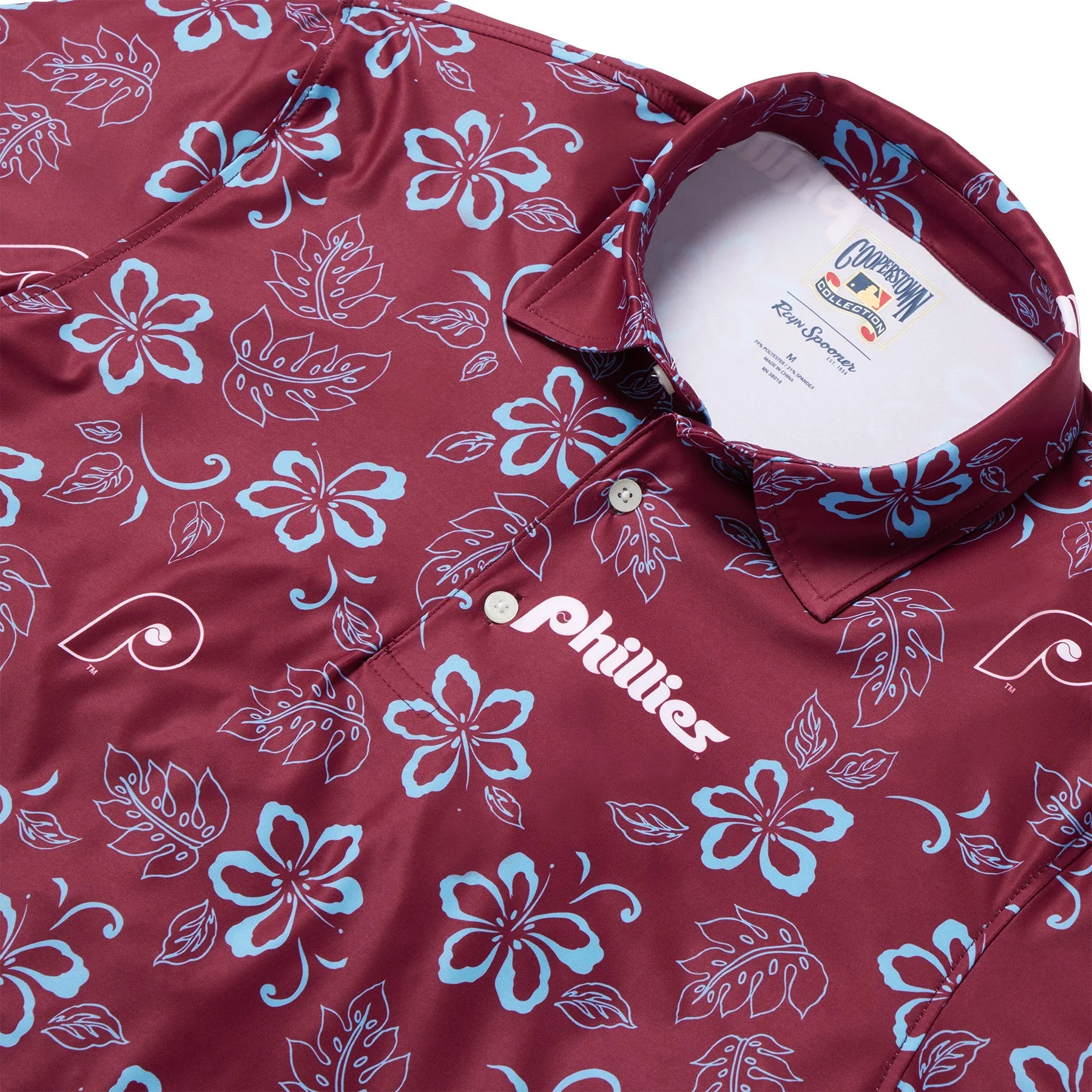 MLB® PHILADELPHIA PHILLIES COOPERSTOWN PERFORMANCE POLO sold by Reyn Spooner product image thumbnail 2