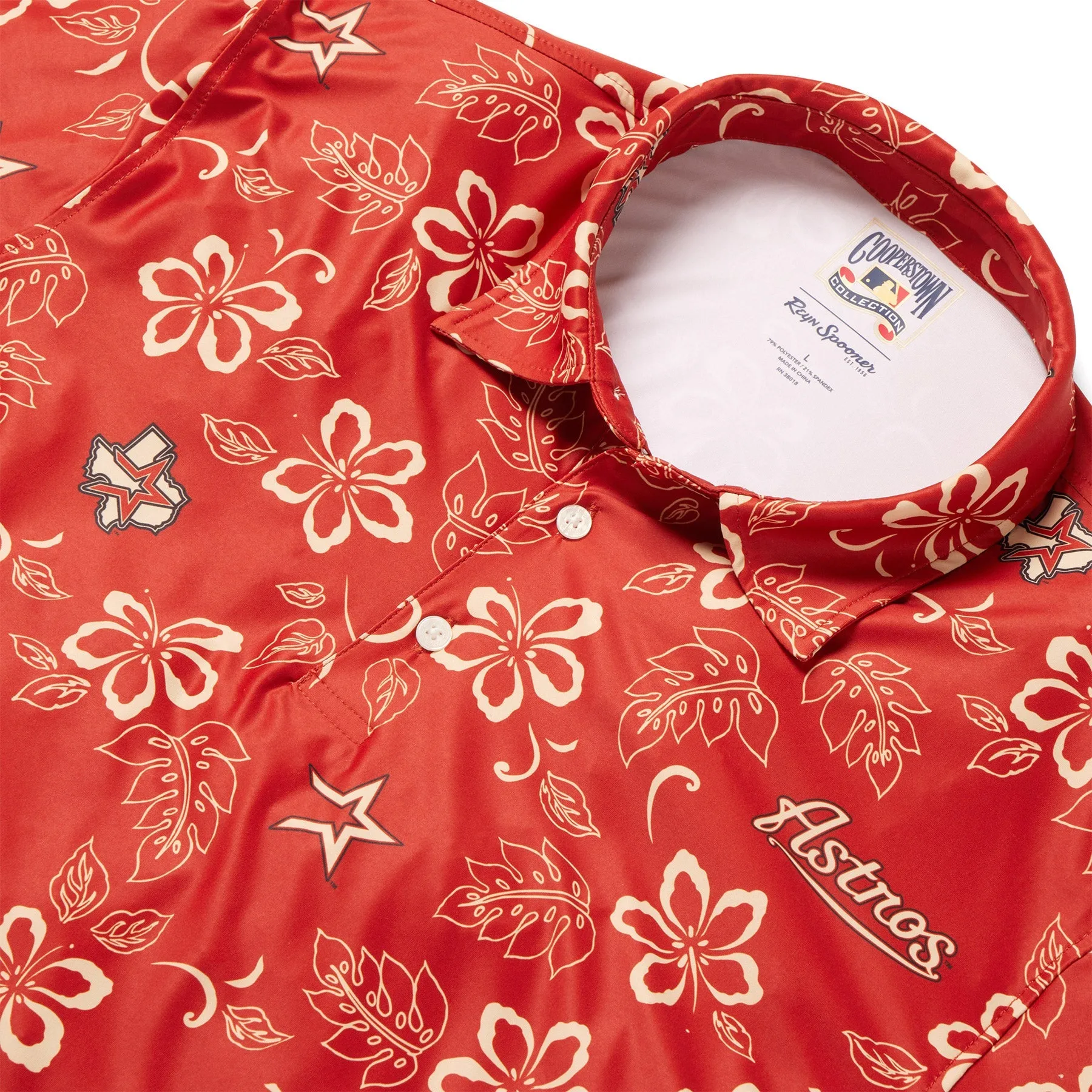 MLB® HOUSTON ASTROS COOPERSTOWN PERFORMANCE POLO sold by Reyn Spooner product image thumbnail 2