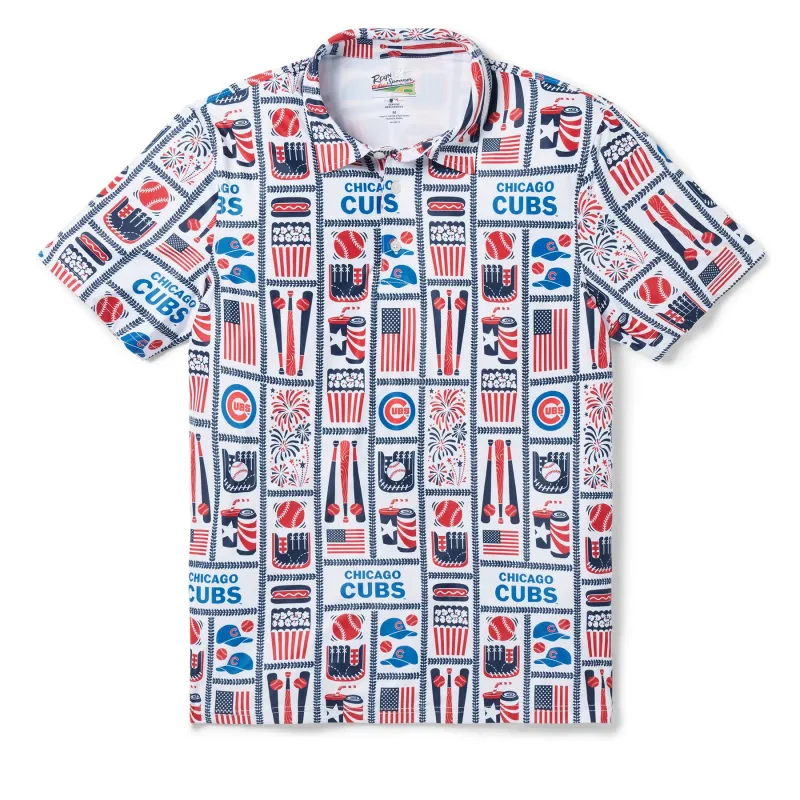 MLB® CHICAGO CUBS AMERICANA PERFORMANCE POLO sold by Reyn Spooner