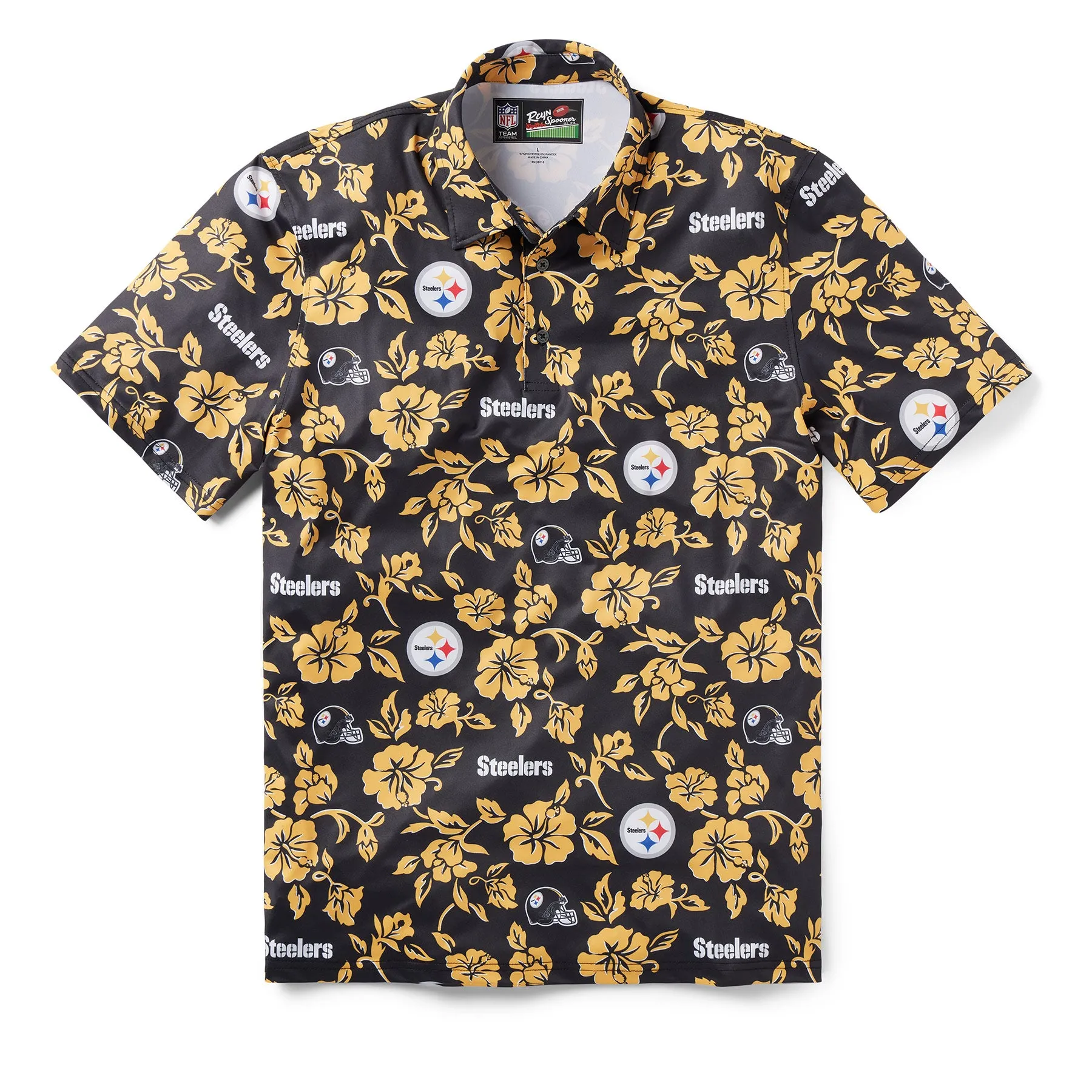PITTSBURGH STEELERS PUA PERFORMANCE POLO sold by Reyn Spooner