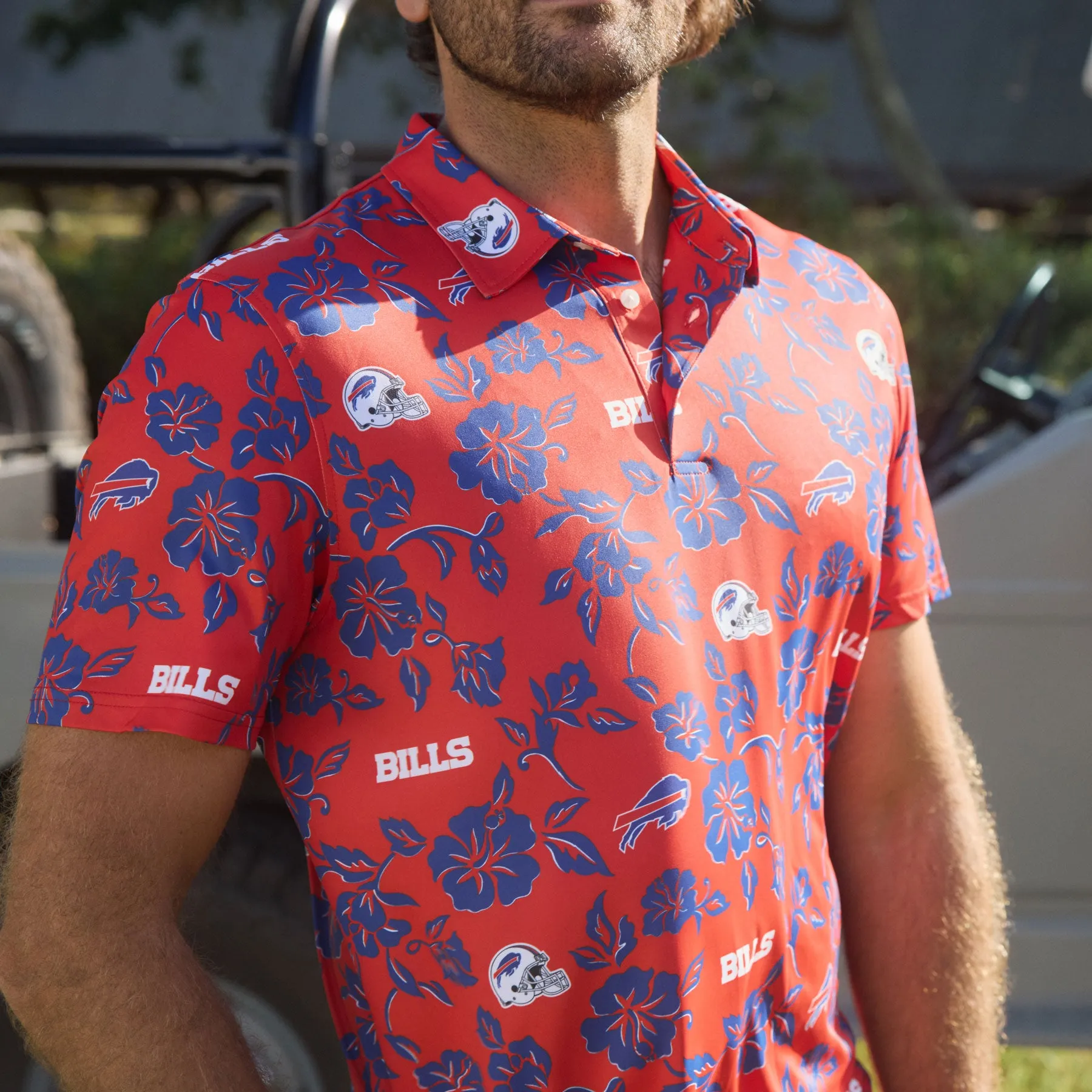 BUFFALO BILLS PUA PERFORMANCE POLO sold by Reyn Spooner product image thumbnail 4