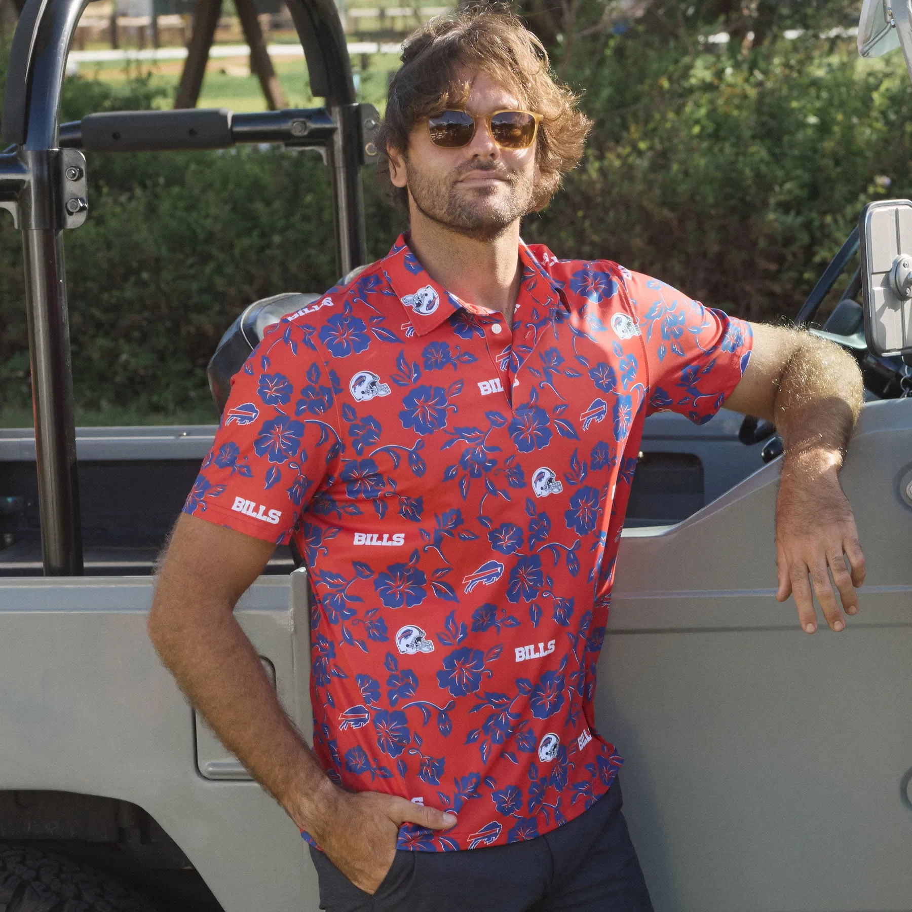 BUFFALO BILLS PUA PERFORMANCE POLO sold by Reyn Spooner product image thumbnail 3