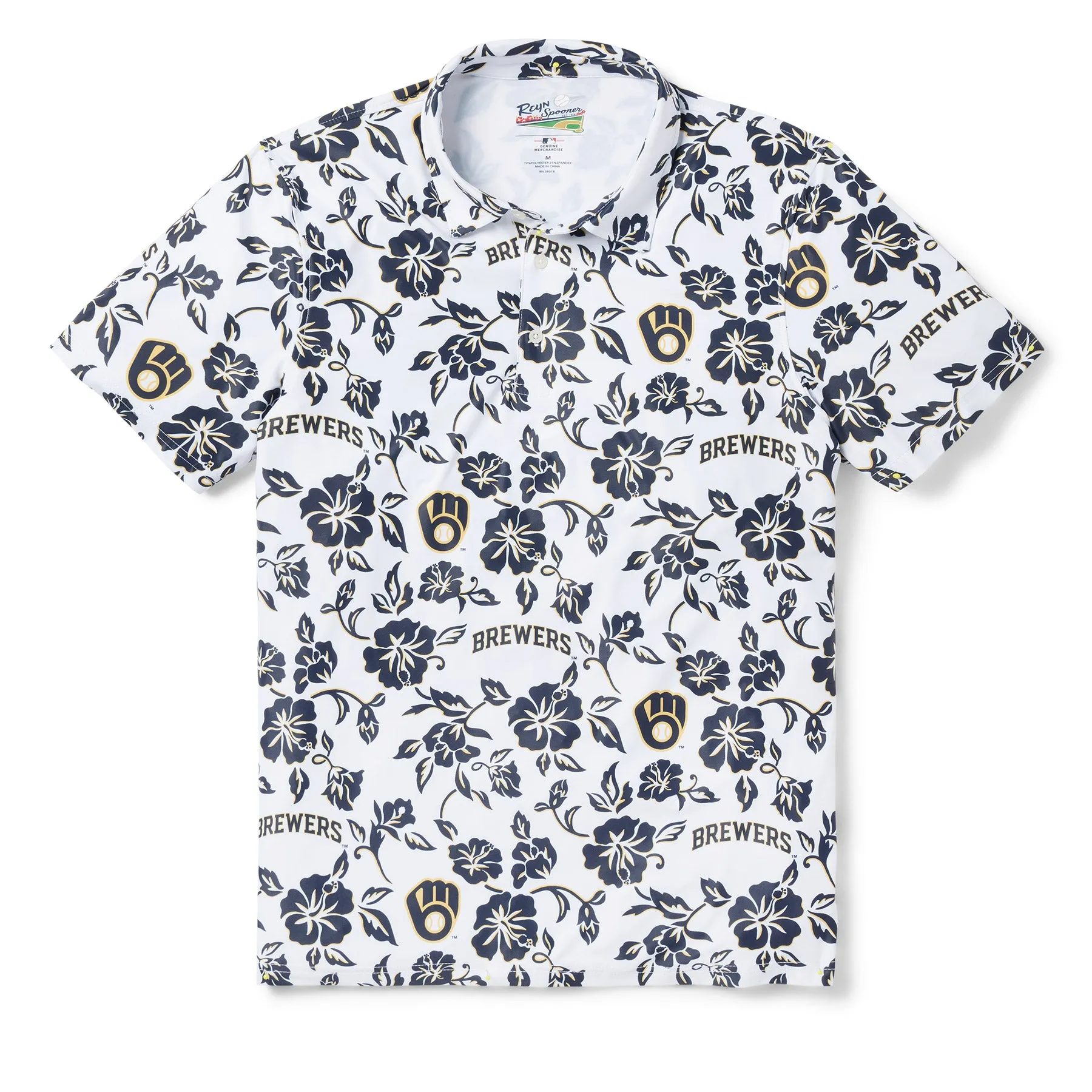 MLB® MILWAUKEE BREWERS GAME DAY PERFORMANCE POLO sold by Reyn Spooner
