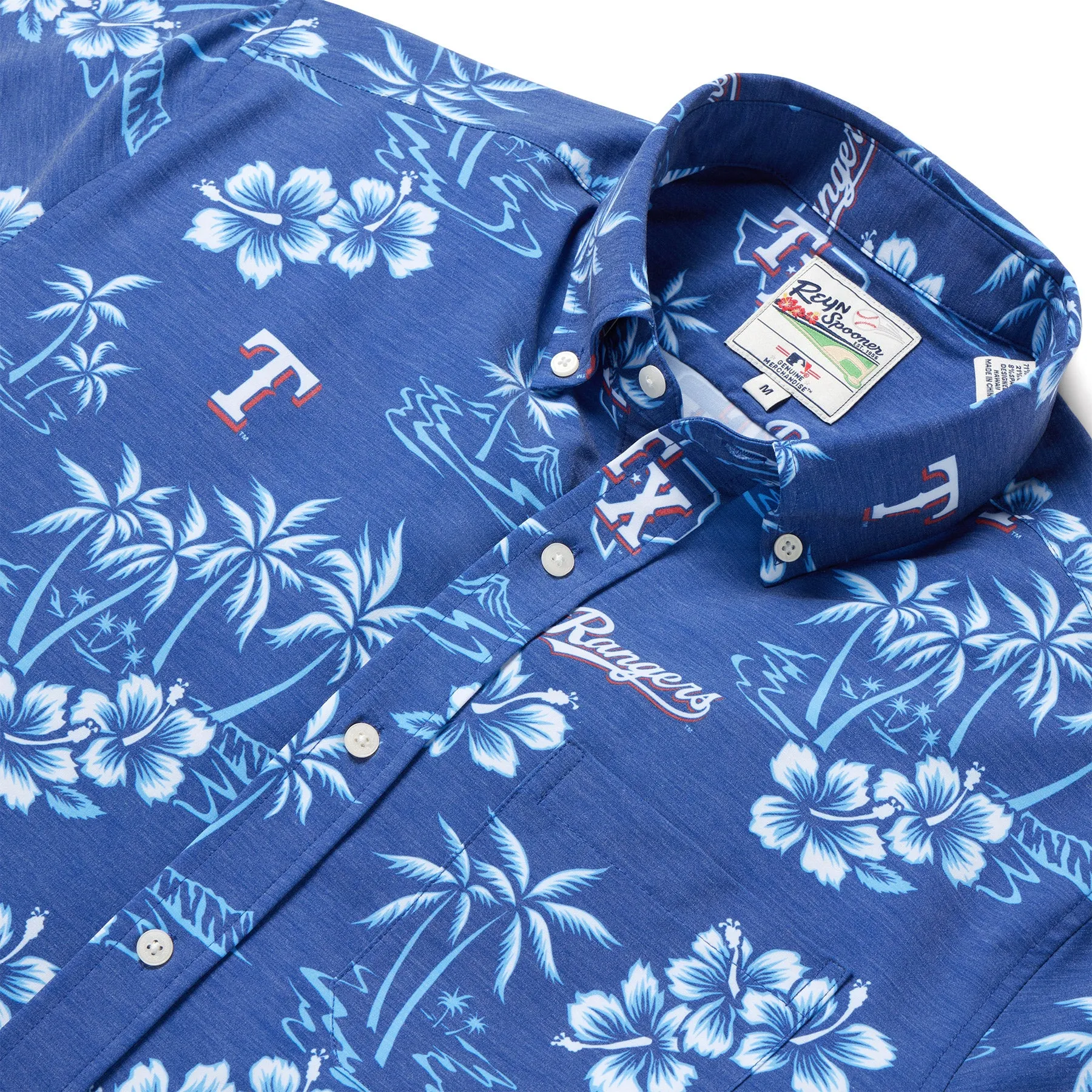 MLB® TEXAS RANGERS GAME DAY PERFORMANCE BUTTON FRONT sold by Reyn Spooner product image thumbnail 2