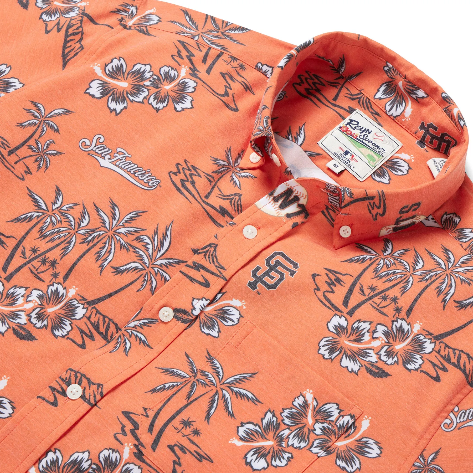 MLB® SAN FRANCISCO GIANTS GAME DAY PERFORMANCE BUTTON FRONT sold by Reyn Spooner product image thumbnail 2