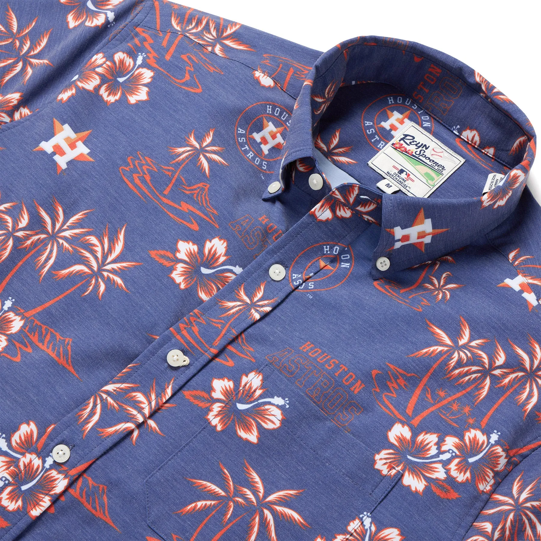 MLB® HOUSTON ASTROS GAME DAY PERFORMANCE ALOHA SHIRT sold by Reyn Spooner product image thumbnail 2
