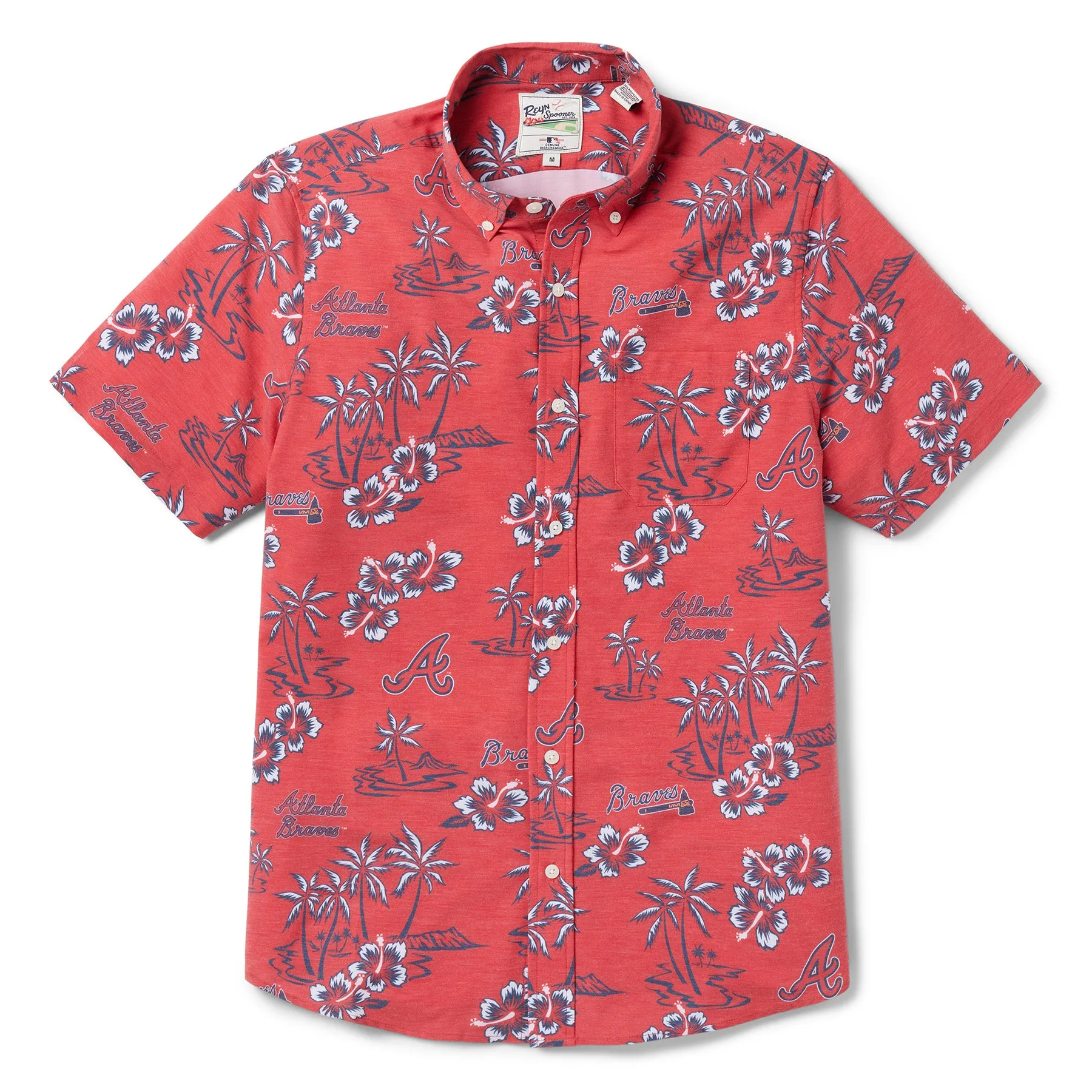 MLB® ATLANTA BRAVES GAME DAY PERFORMANCE ALOHA SHIRT sold by Reyn Spooner