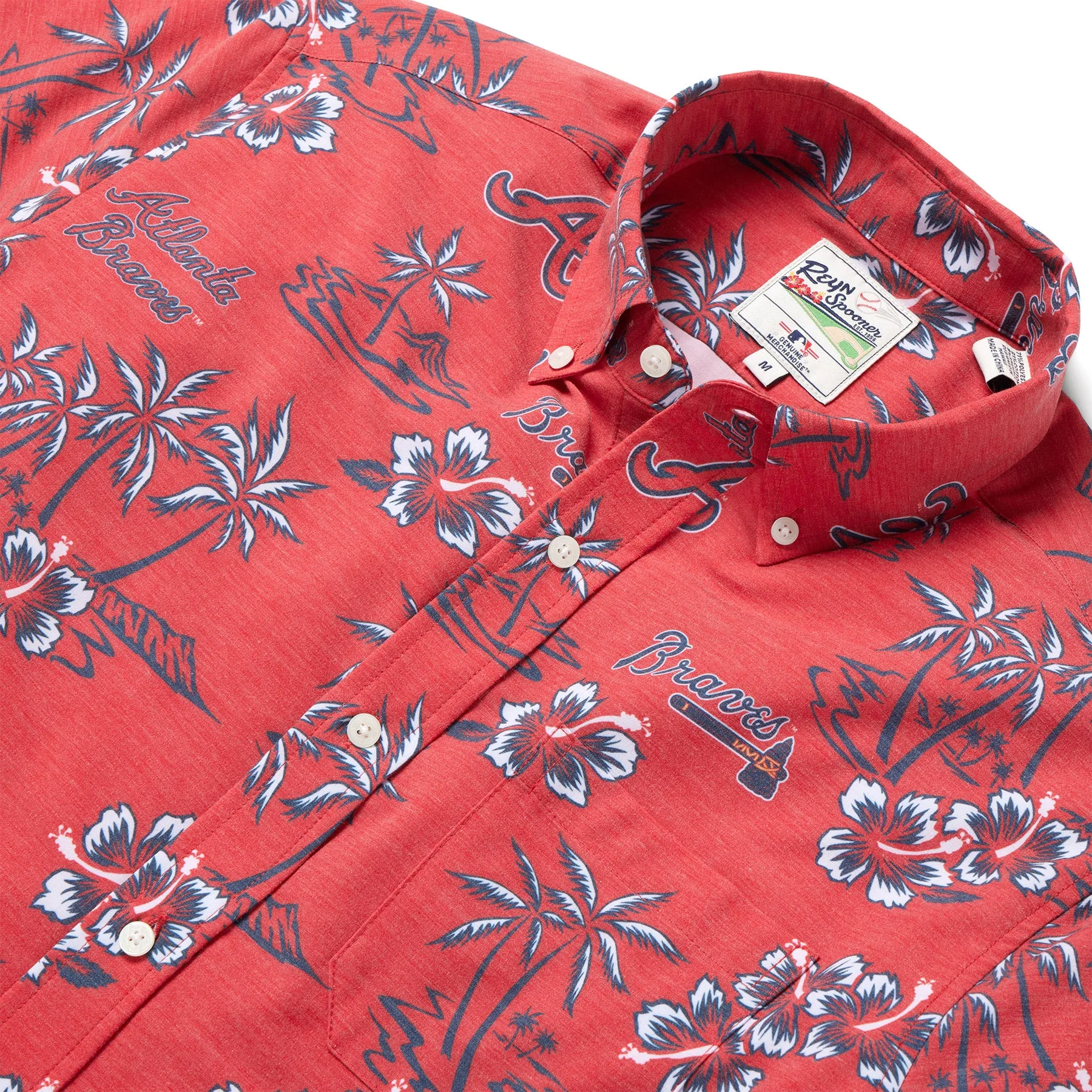 MLB® ATLANTA BRAVES GAME DAY PERFORMANCE ALOHA SHIRT sold by Reyn Spooner product image thumbnail 2