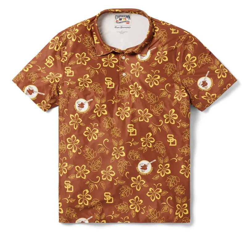 MLB® SAN DIEGO PADRES COOPERSTOWN PERFORMANCE POLO sold by Reyn Spooner