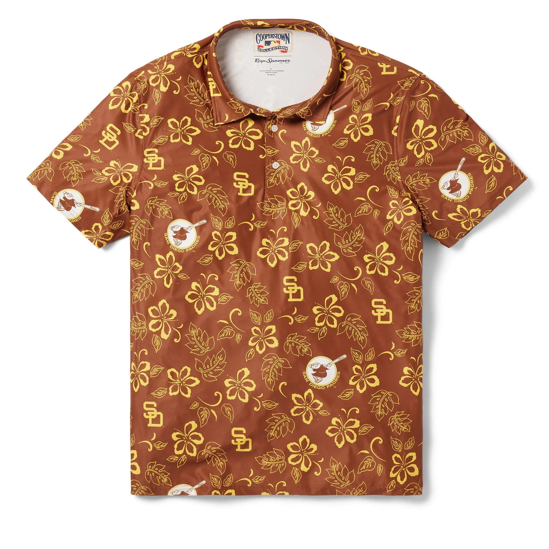 MLB® SAN DIEGO PADRES COOPERSTOWN PERFORMANCE POLO sold by Reyn Spooner