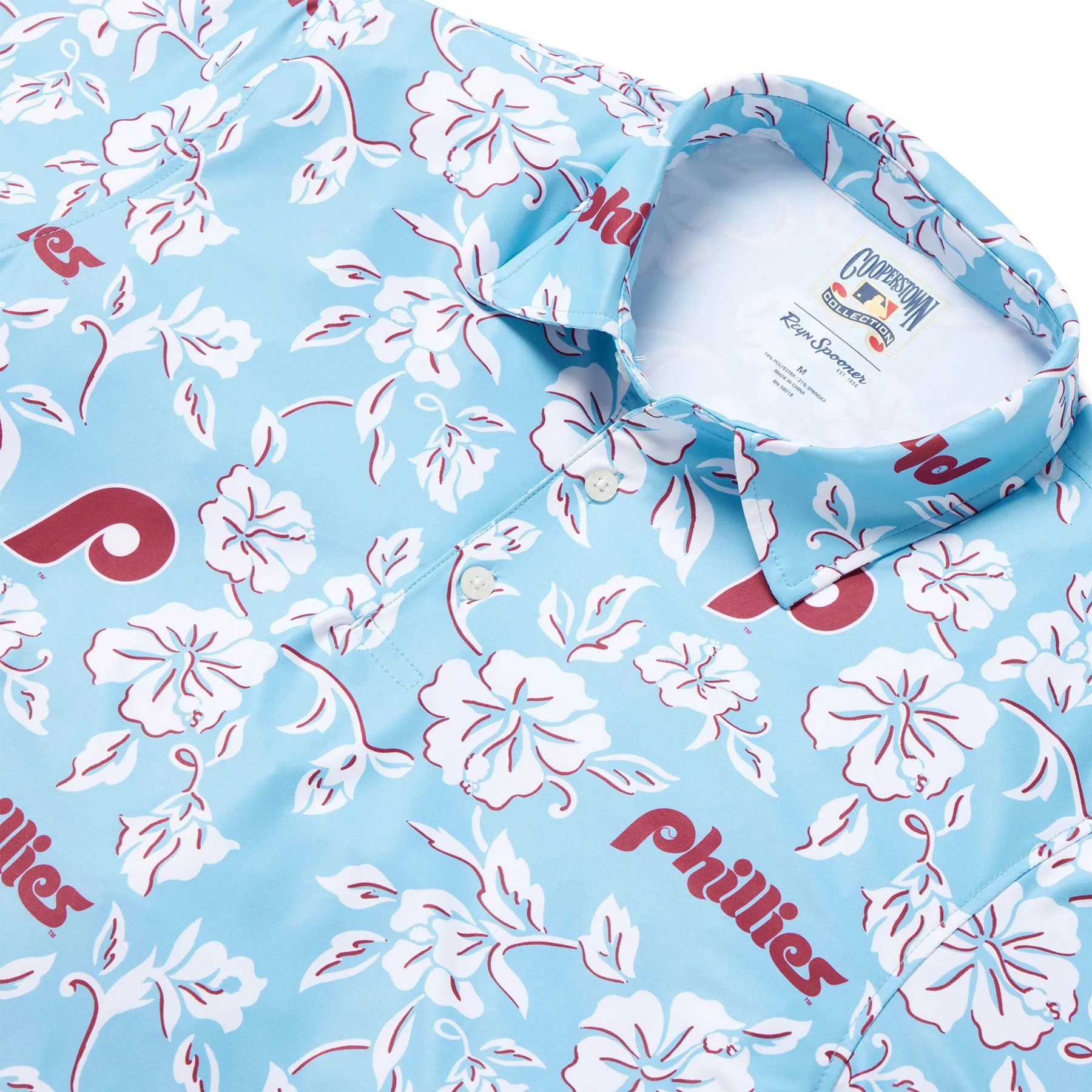 MLB® PHILADELPHIA PHILLIES COOPERSTOWN PERFORMANCE POLO sold by Reyn Spooner product image thumbnail 2