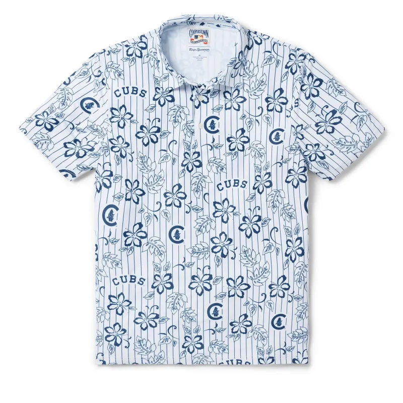 MLB® CHICAGO CUBS COOPERSTOWN PERFORMANCE POLO sold by Reyn Spooner