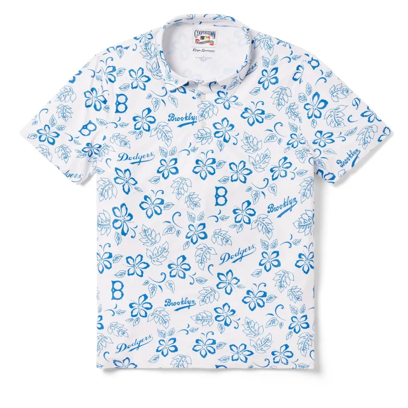 MLB® BROOKLYN DODGERS COOPERSTOWN PERFORMANCE POLO sold by Reyn Spooner