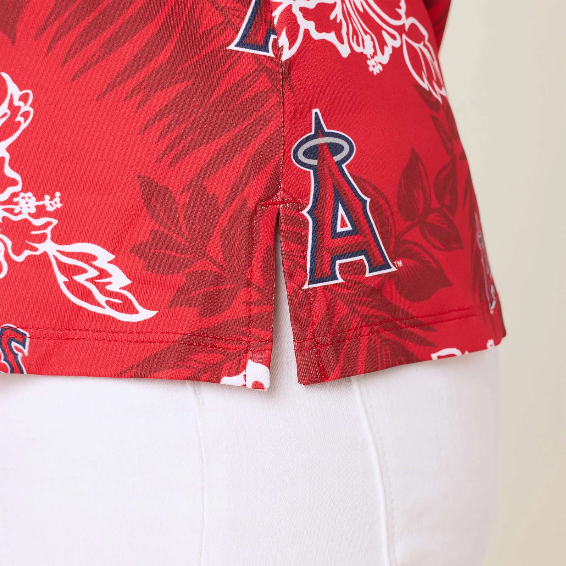 MLB® WOMEN'S LOS ANGELES ANGELS PUA PERFORMANCE POLO sold by Reyn Spooner product image thumbnail 5