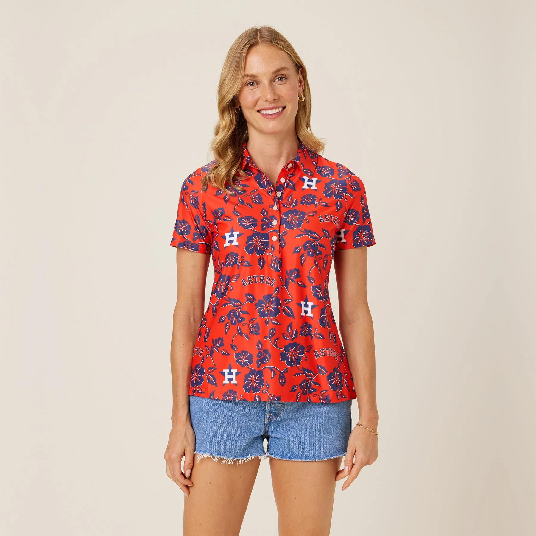 MLB® WOMEN'S HOUSTON ASTROS GAME DAY PERFORMANCE POLO sold by Reyn Spooner