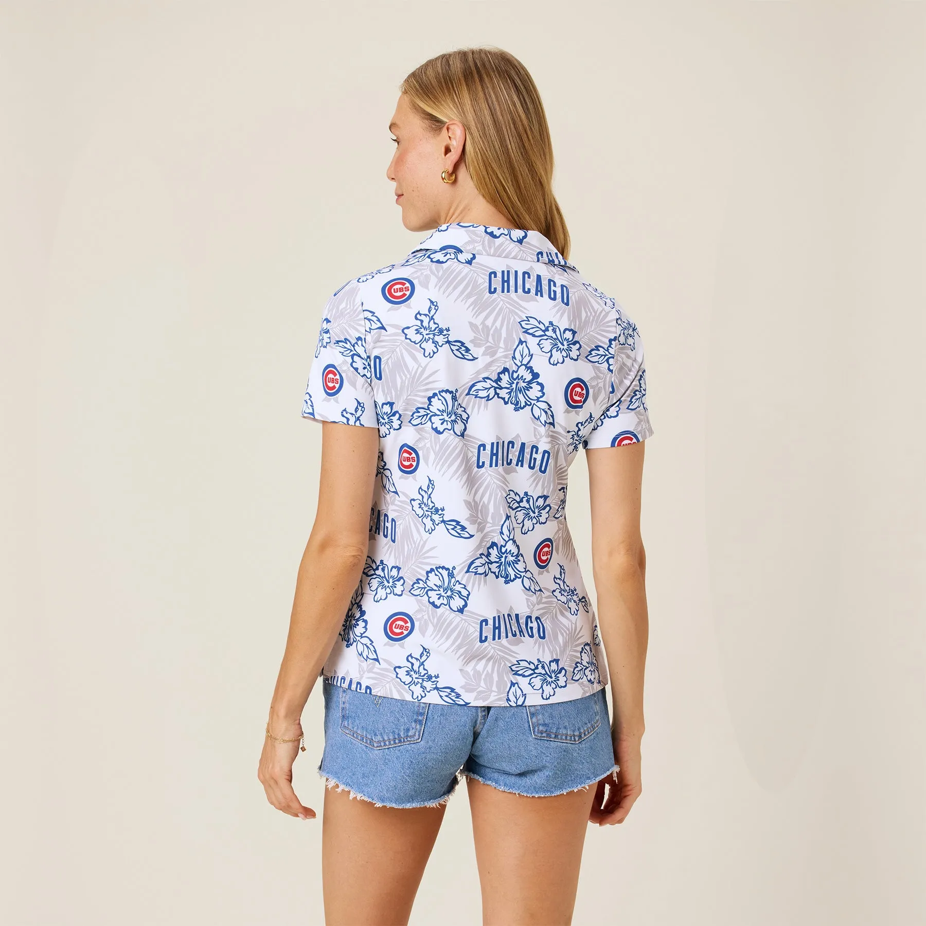 MLB® WOMEN'S CHICAGO CUBS PUA PERFORMANCE POLO sold by Reyn Spooner product image thumbnail 3