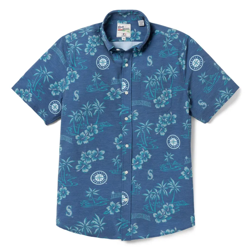 MLB® SEATTLE MARINERS GAME DAY PERFORMANCE BUTTON FRONT sold by Reyn Spooner