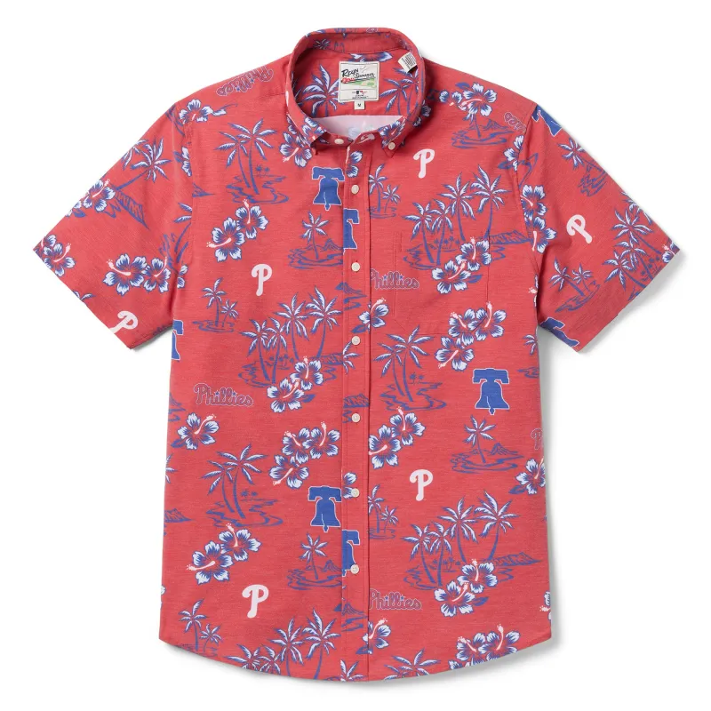 MLB® PHILADELPHIA PHILLIES GAME DAY PERFORMANCE BUTTON FRONT sold by Reyn Spooner