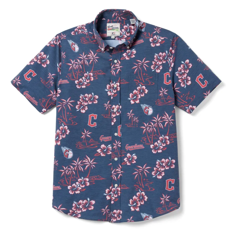 MLB® CLEVELAND GUARDIANS GAME DAY PERFORMANCE BUTTON FRONT sold by Reyn Spooner