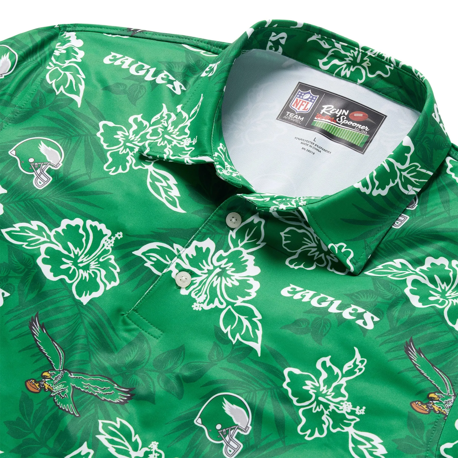 PHILADELPHIA EAGLES THROWBACK PERFORMANCE POLO sold by Reyn Spooner product image thumbnail 2