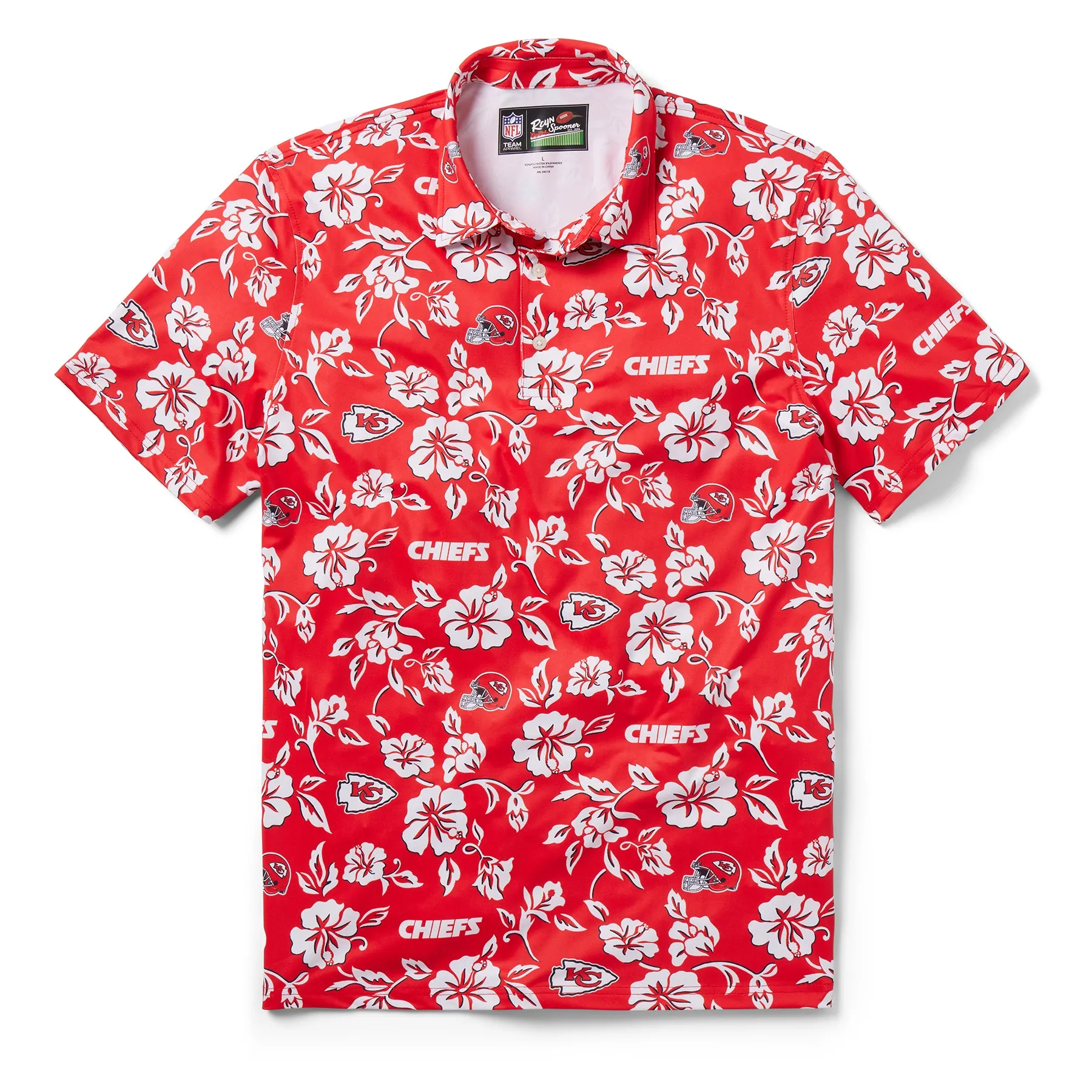KANSAS CITY CHIEFS PUA PERFORMANCE POLO sold by Reyn Spooner