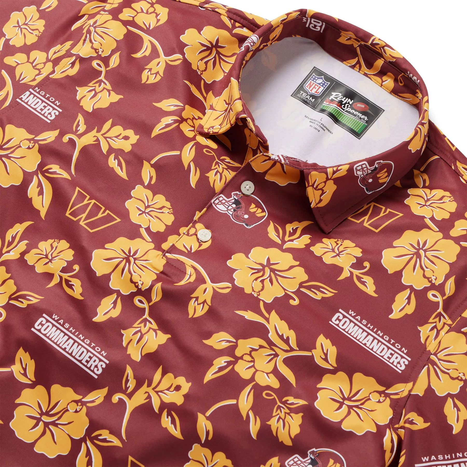 WASHINGTON COMMANDERS PUA PERFORMANCE POLO sold by Reyn Spooner product image thumbnail 2