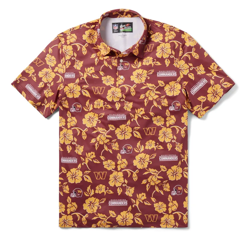 WASHINGTON COMMANDERS PUA PERFORMANCE POLO sold by Reyn Spooner