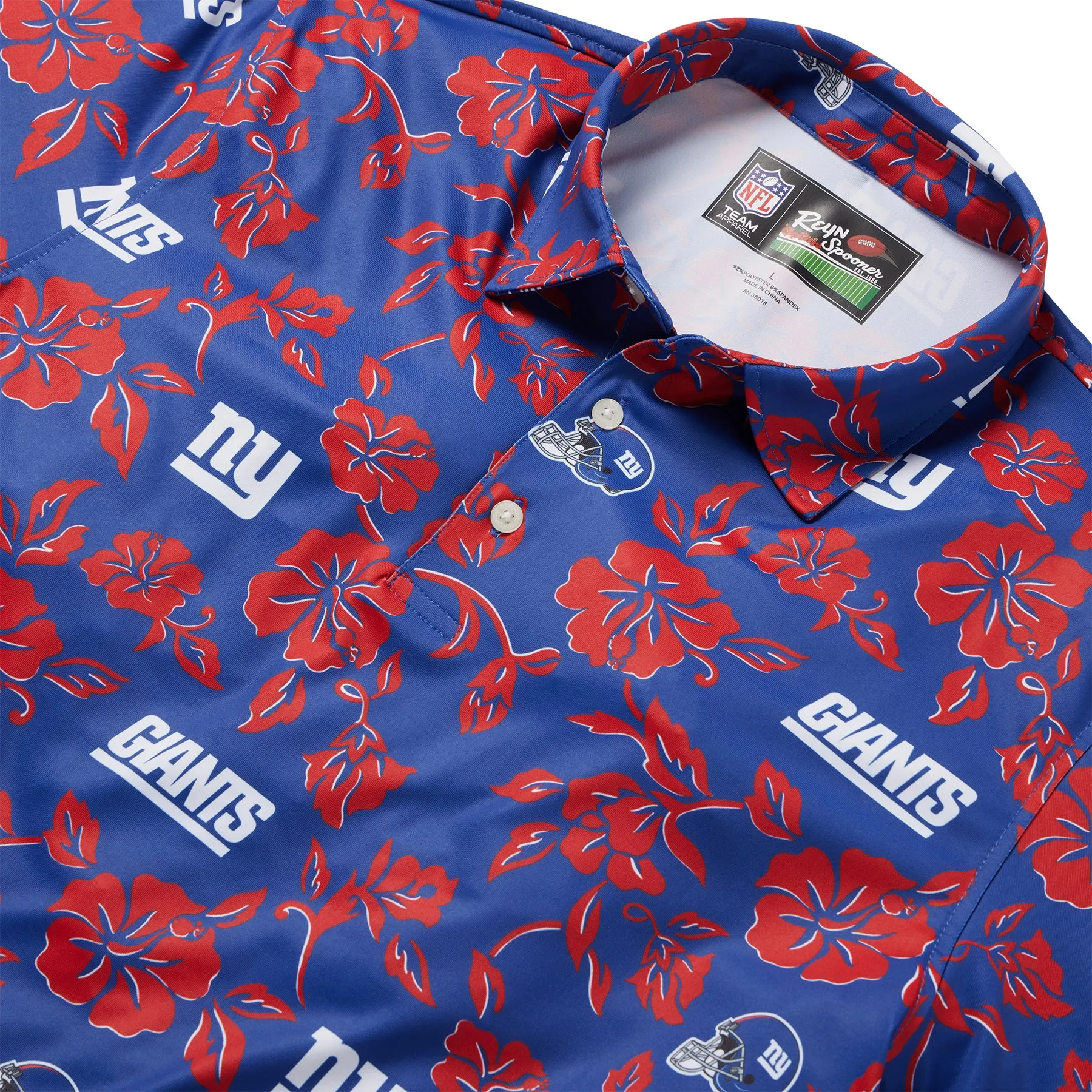 NEW YORK GIANTS PUA PERFORMANCE POLO sold by Reyn Spooner product image thumbnail 2
