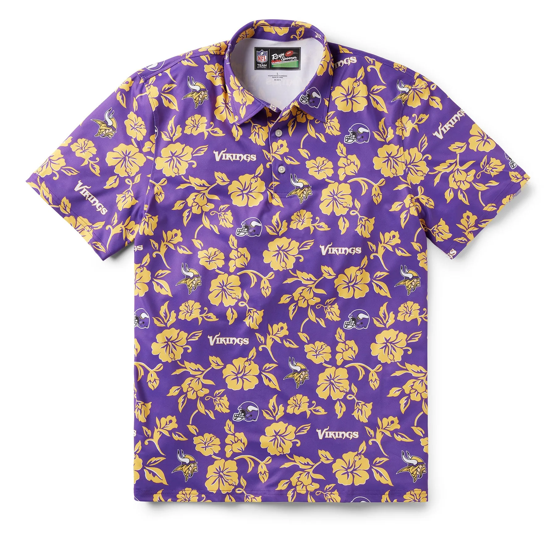 MINNESOTA VIKINGS PUA PERFORMANCE POLO sold by Reyn Spooner