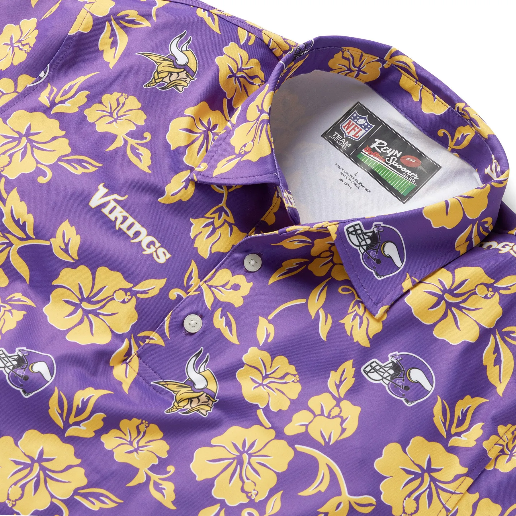 MINNESOTA VIKINGS PUA PERFORMANCE POLO sold by Reyn Spooner product image thumbnail 2