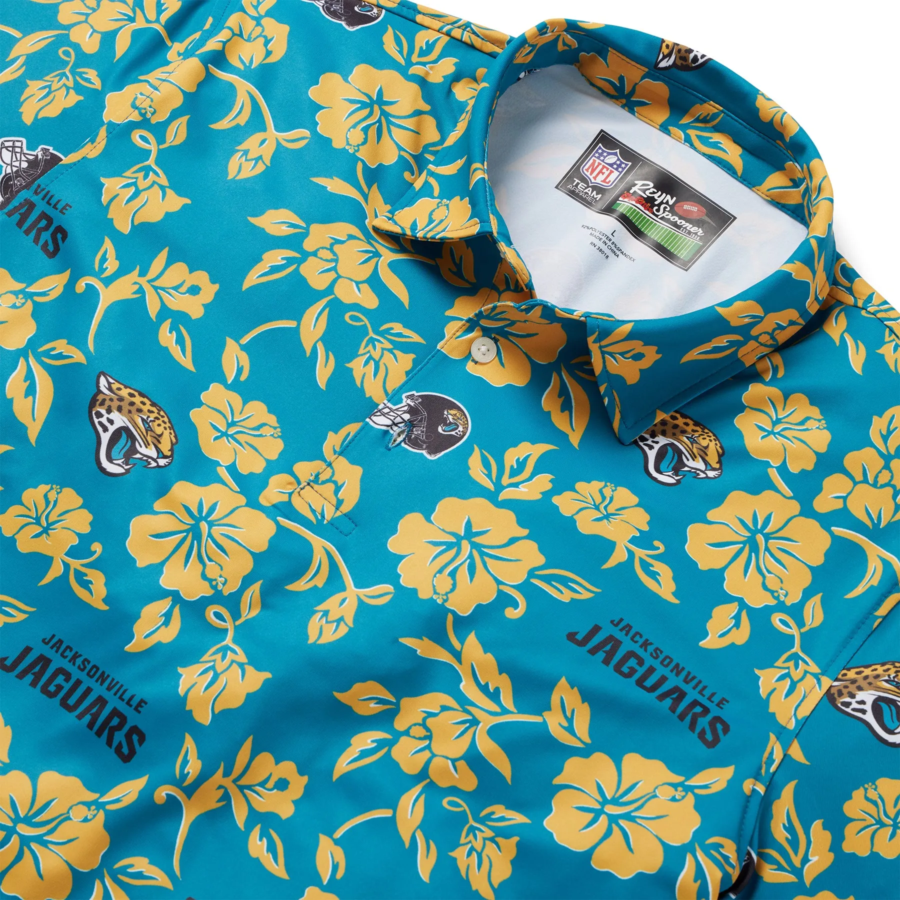 JACKSONVILLE JAGUARS PUA PERFORMANCE POLO sold by Reyn Spooner product image thumbnail 2