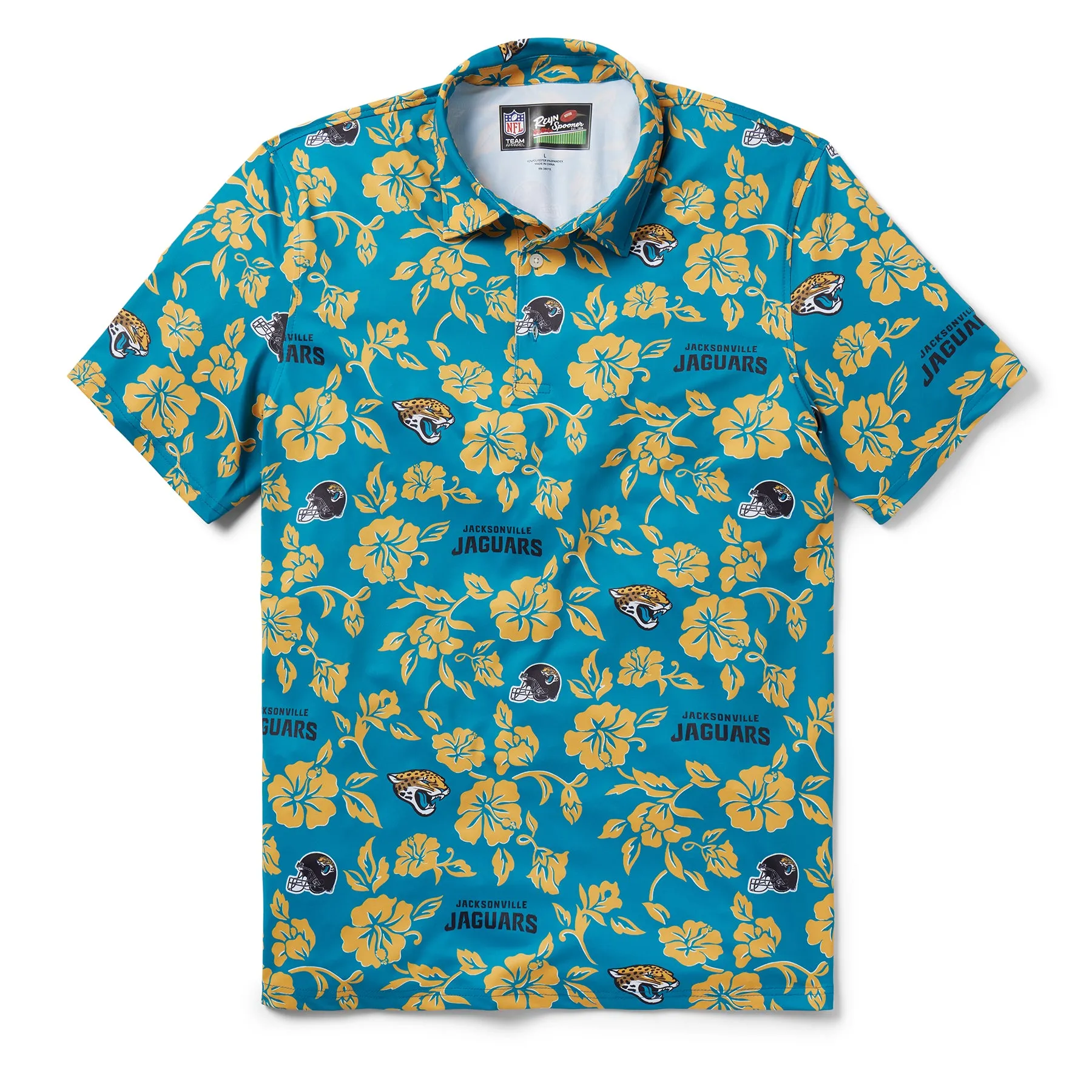 JACKSONVILLE JAGUARS PUA PERFORMANCE POLO sold by Reyn Spooner