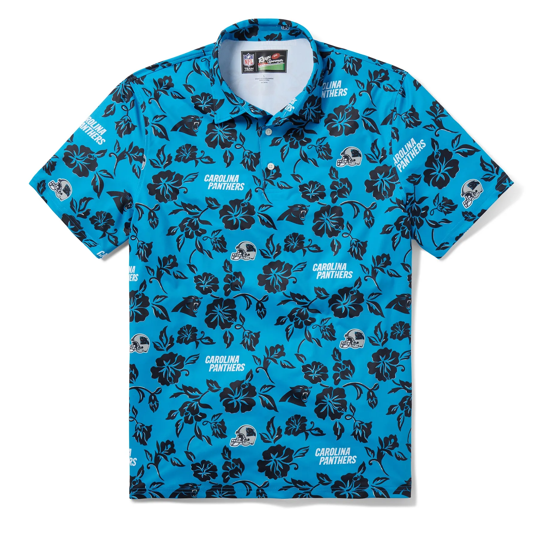 CAROLINA PANTHERS PUA PERFORMANCE POLO sold by Reyn Spooner