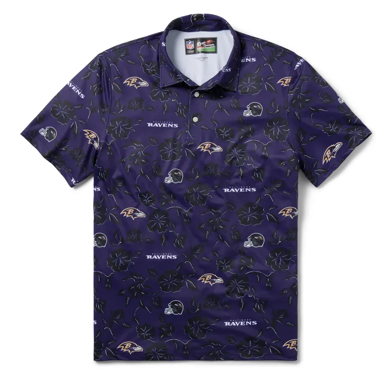 BALTIMORE RAVENS PUA PERFORMANCE POLO sold by Reyn Spooner