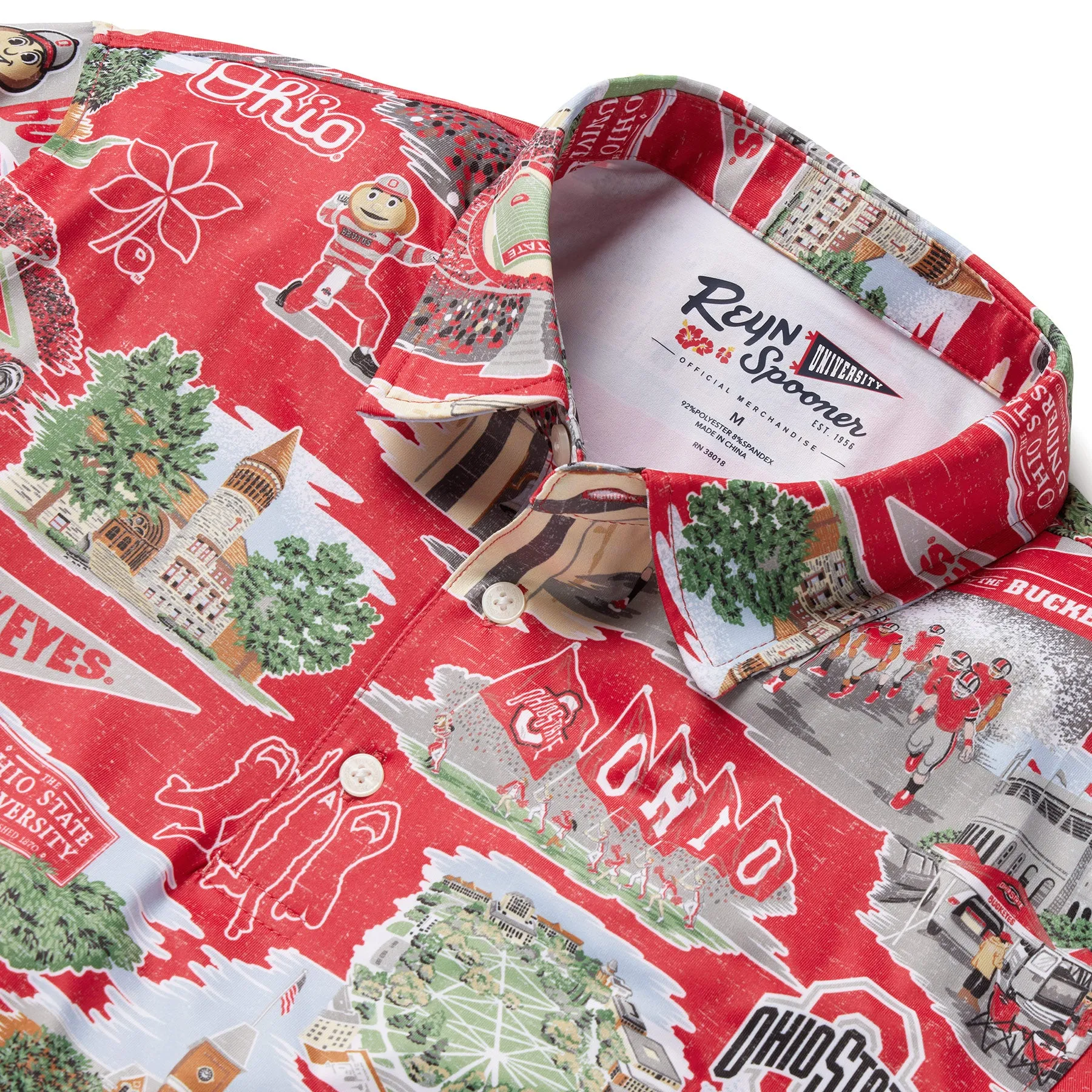 THE OHIO STATE UNIVERSITY SCENIC PERFORMANCE POLO sold by Reyn Spooner product image thumbnail 2