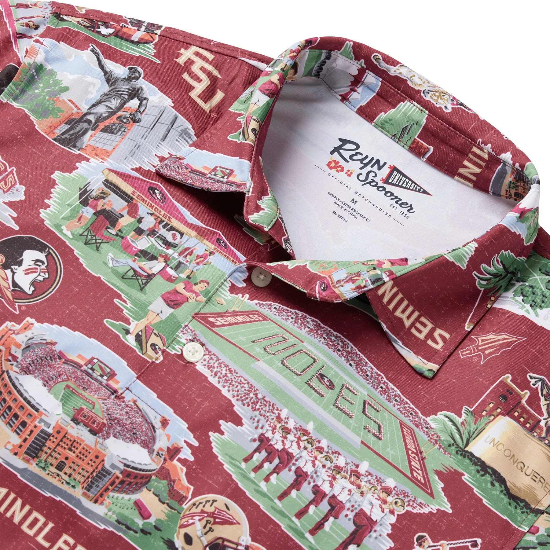 FLORIDA STATE UNIVERSITY SCENIC PERFORMANCE POLO sold by Reyn Spooner product image thumbnail 2