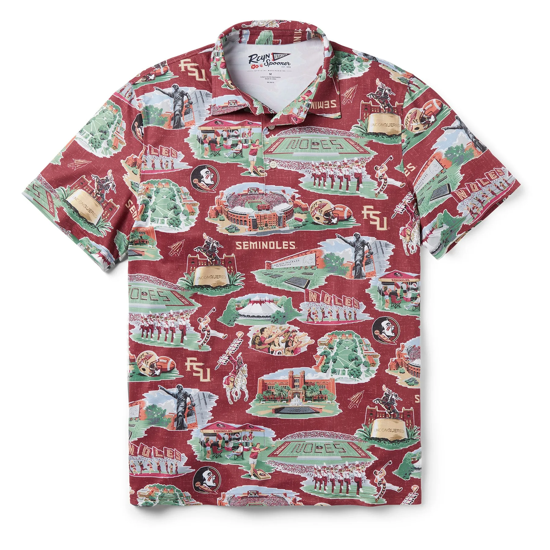 FLORIDA STATE UNIVERSITY SCENIC PERFORMANCE POLO sold by Reyn Spooner