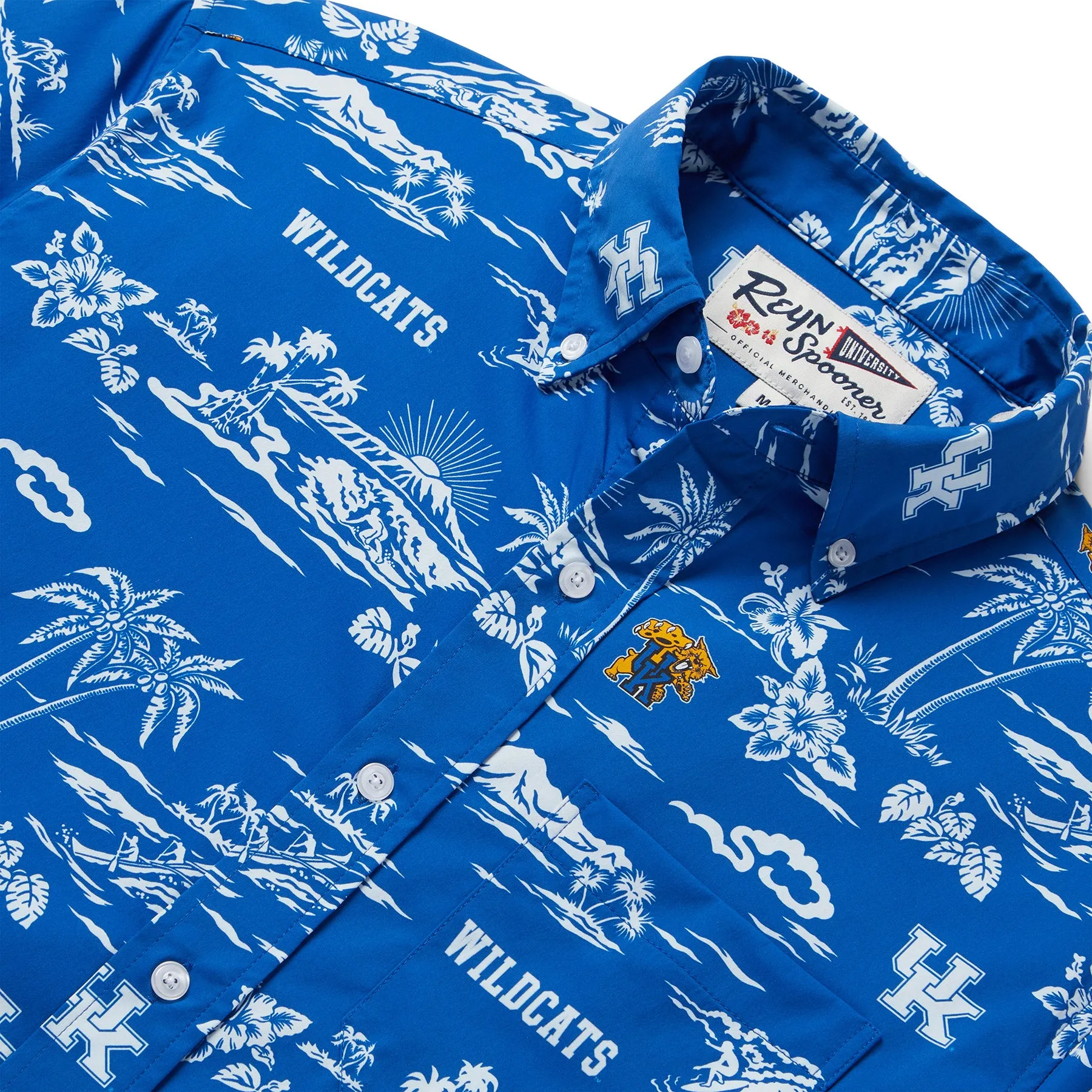 UNIVERSITY OF KENTUCKY KEKAI PERFORMANCE BUTTON FRONT sold by Reyn Spooner product image thumbnail 2