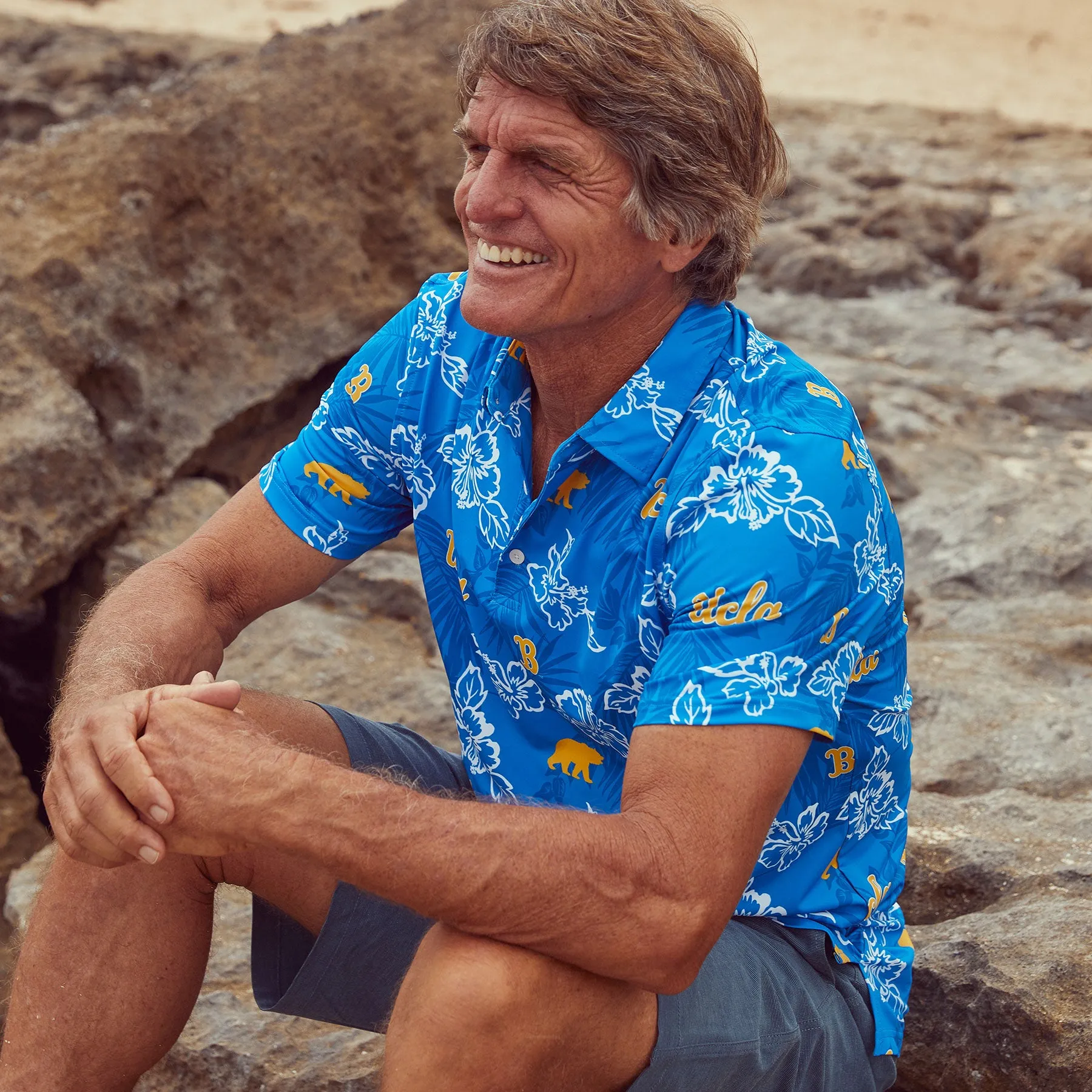 UNIVERSITY OF CALIFORNIA LOS ANGELES PUA PERFORMANCE POLO sold by Reyn Spooner product image thumbnail 4