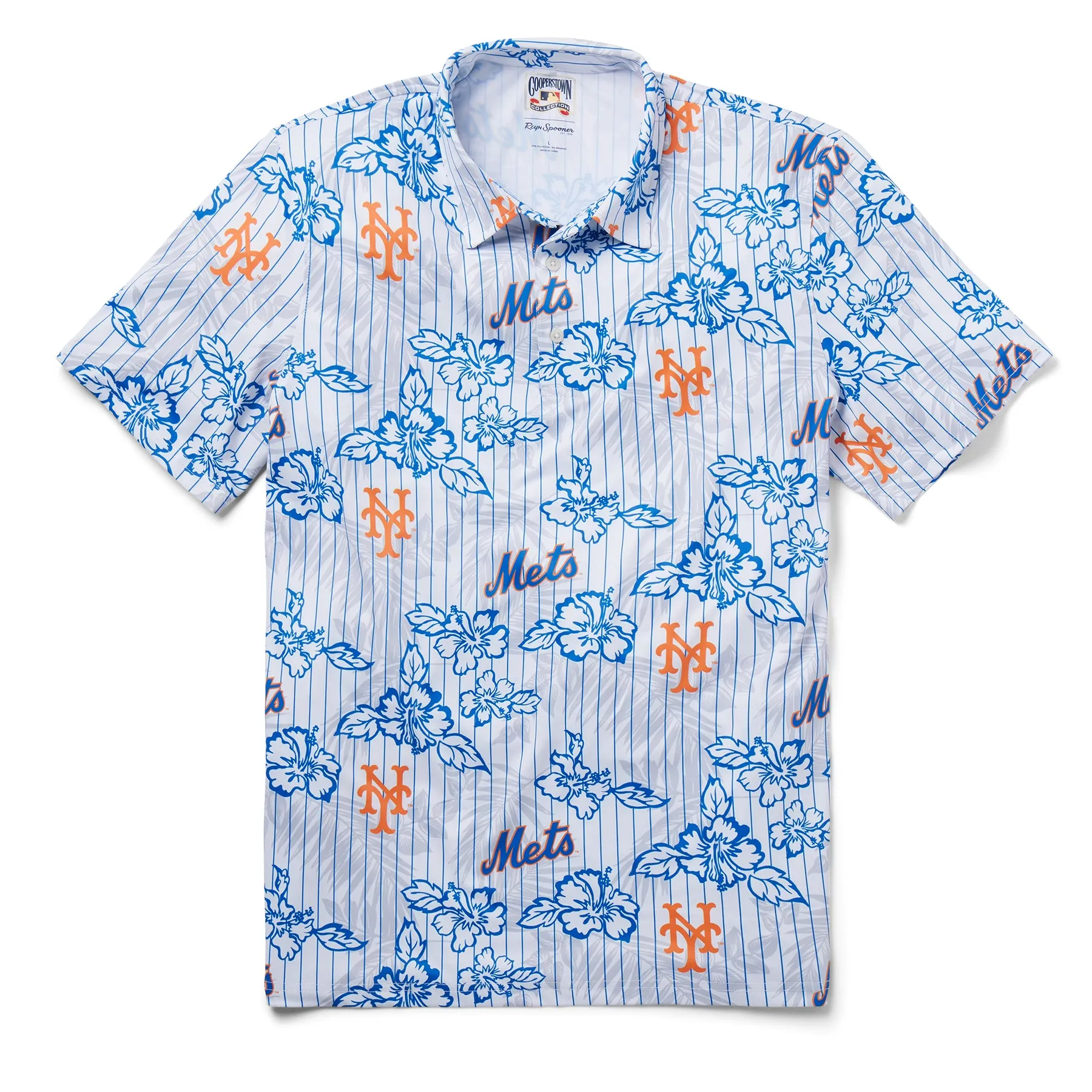 MLB® NEW YORK METS COOPERSTOWN PERFORMANCE POLO sold by Reyn Spooner