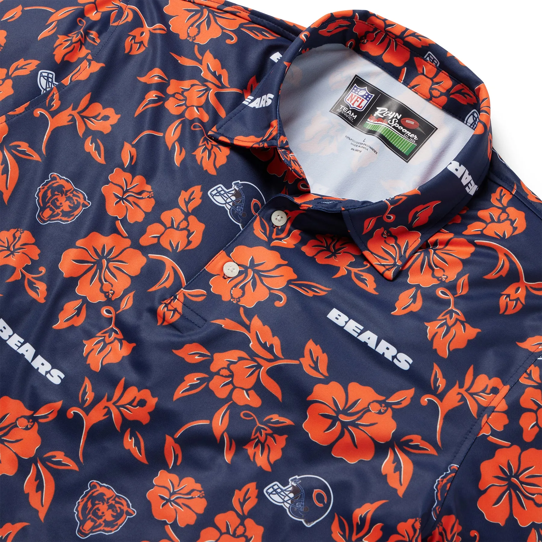 CHICAGO BEARS PUA PERFORMANCE POLO sold by Reyn Spooner product image thumbnail 2