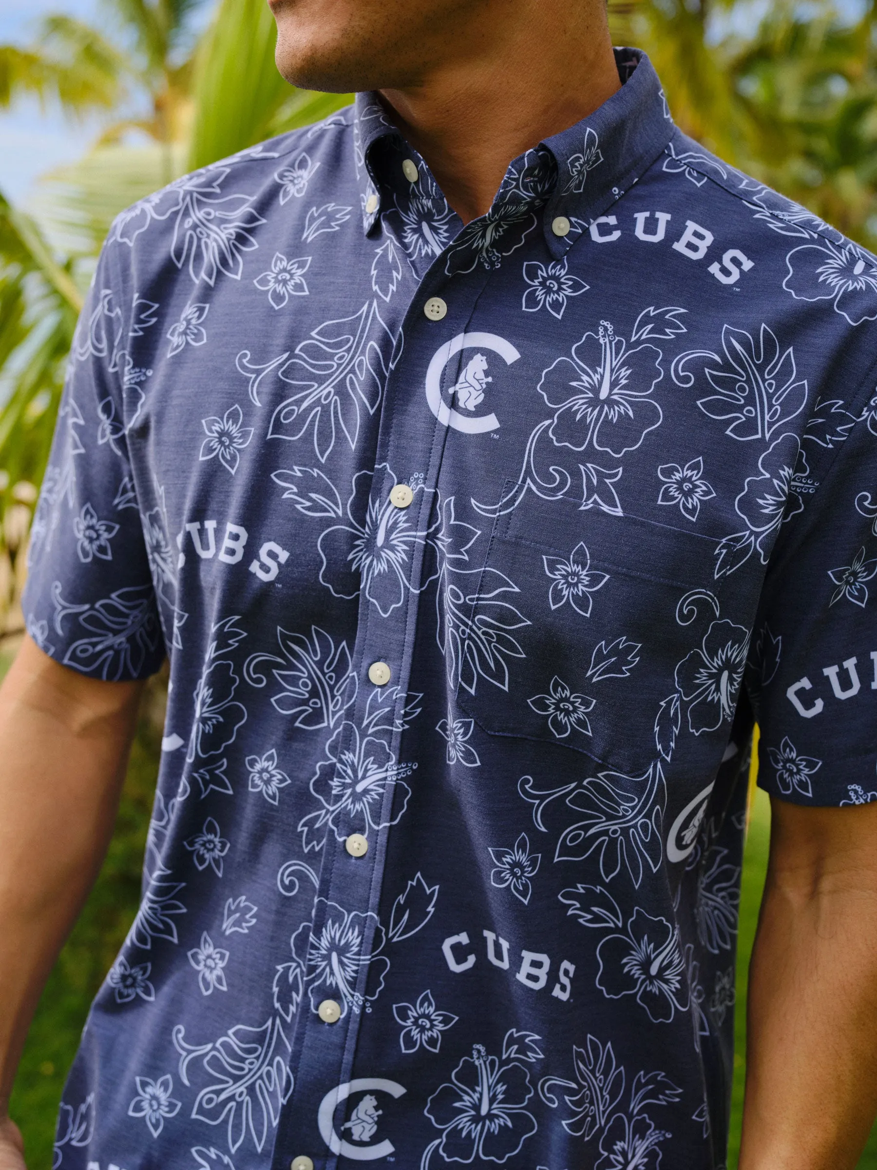 MLB® CHICAGO CUBS COOPERSTOWN PERFORMANCE ALOHA SHIRT sold by Reyn Spooner product image thumbnail 4