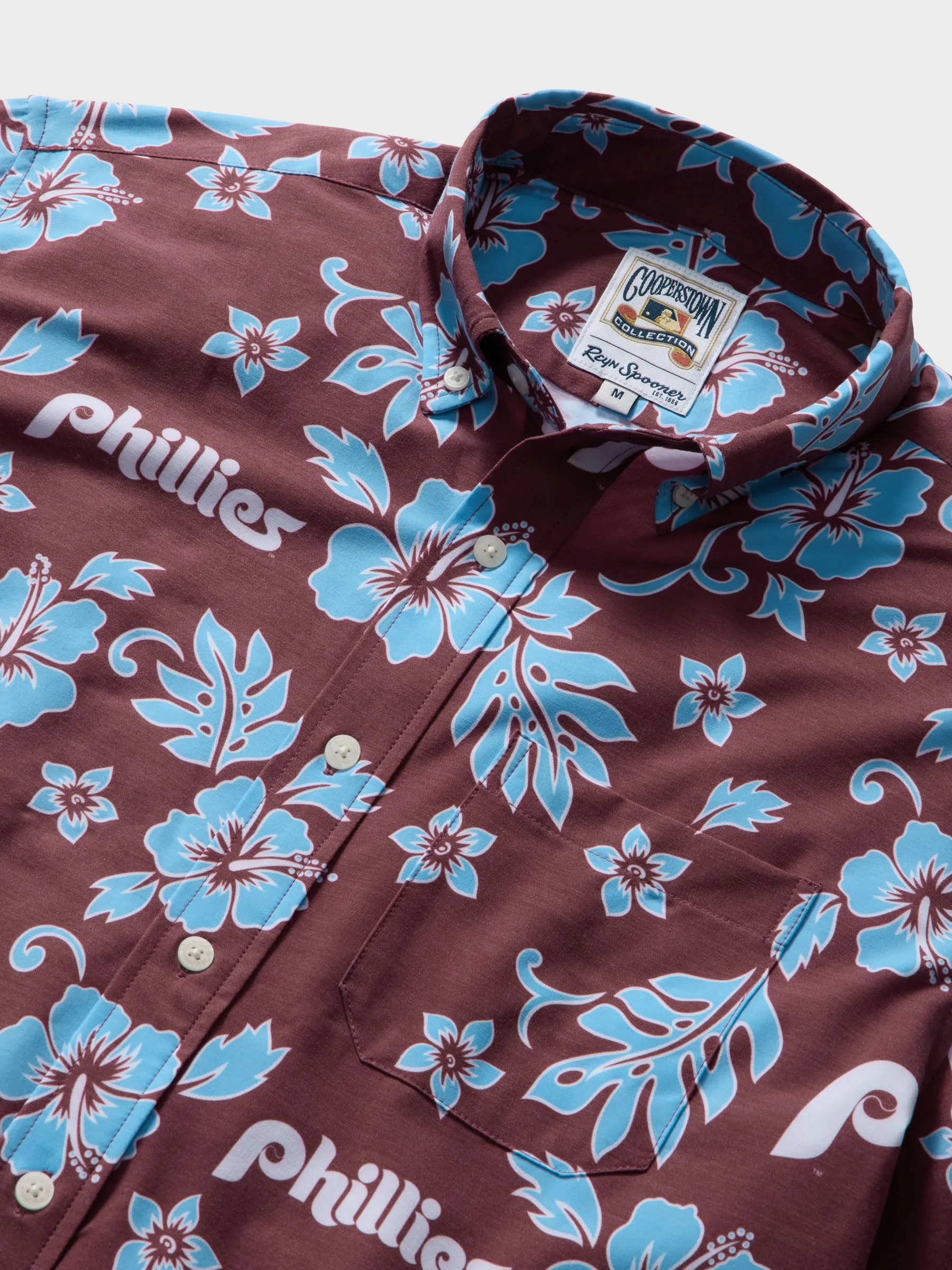 MLB® PHILADELPHIA PHILLIES COOPERSTOWN PERFORMANCE ALOHA SHIRT sold by Reyn Spooner product image thumbnail 2