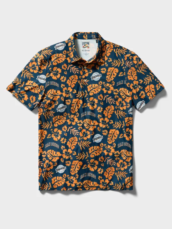 MLB® SAN DIEGO PADRES COOPERSTOWN PERFORMANCE POLO made by Reyn Spooner