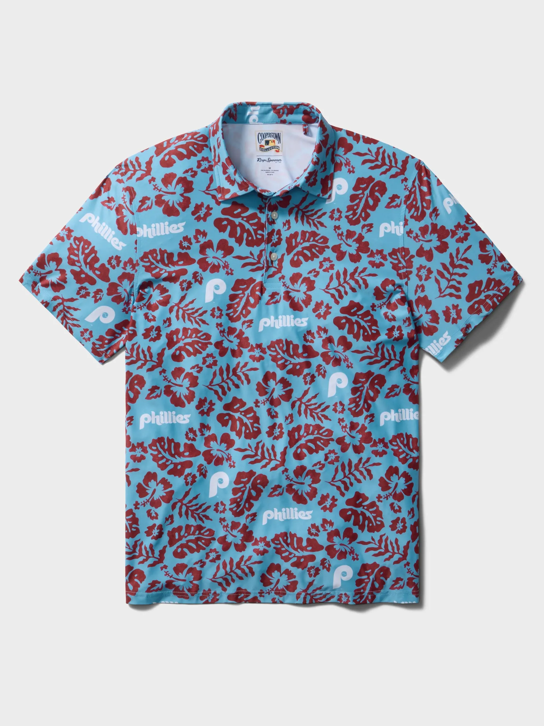 MLB® PHILADELPHIA PHILLIES COOPERSTOWN PERFORMANCE POLO sold by Reyn Spooner