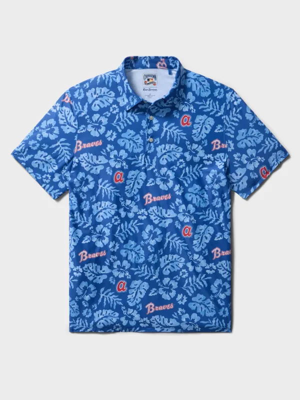 MLB® ATLANTA BRAVES COOPERSTOWN PERFORMANCE POLO sold by Reyn Spooner