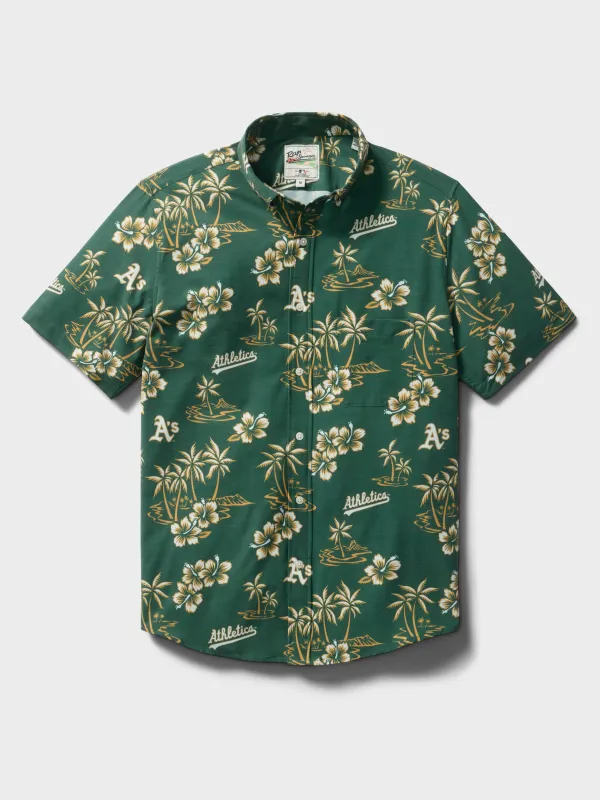 MLB® ATHLETICS GAME DAY PERFORMANCE ALOHA SHIRT sold by Reyn Spooner